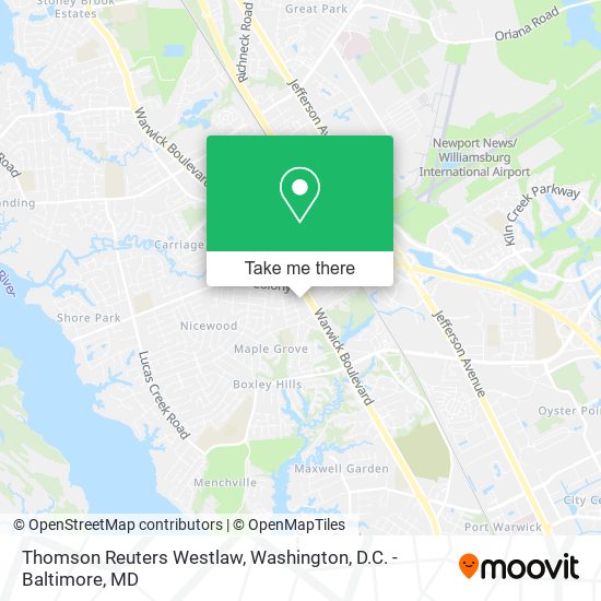 Thomson Reuters Westlaw map