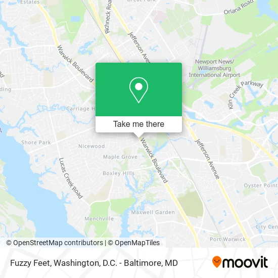 Fuzzy Feet map