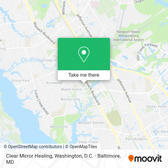 Clear Mirror Healing map