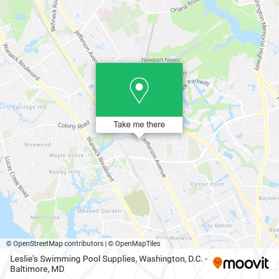 Leslie's Swimming Pool Supplies map