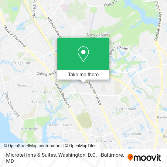 Microtel Inns & Suites map