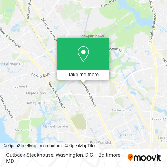 Outback Steakhouse map