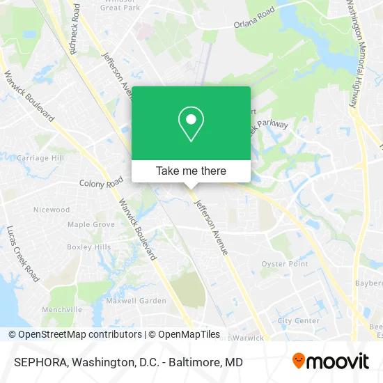 SEPHORA map