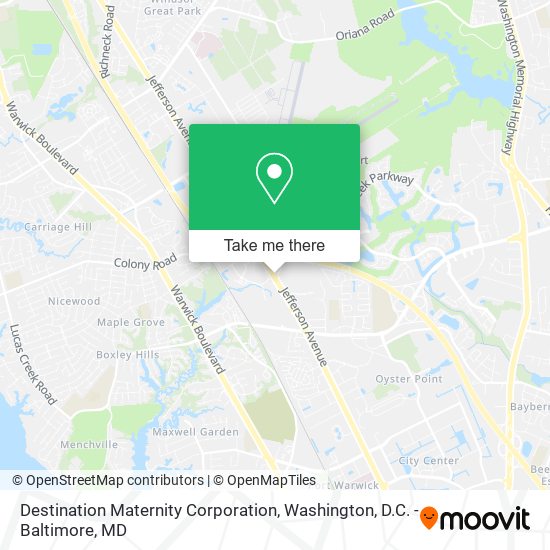 Mapa de Destination Maternity Corporation