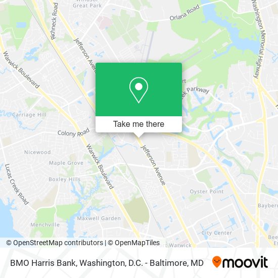 BMO Harris Bank map