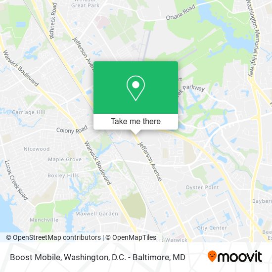 Boost Mobile map