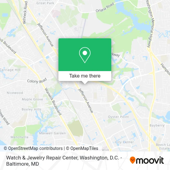 Watch & Jewelry Repair Center map
