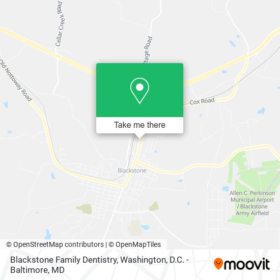 Mapa de Blackstone Family Dentistry
