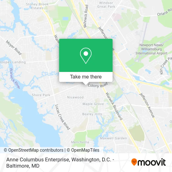 Anne Columbus Enterprise map