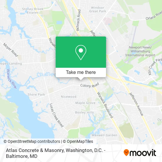 Atlas Concrete & Masonry map