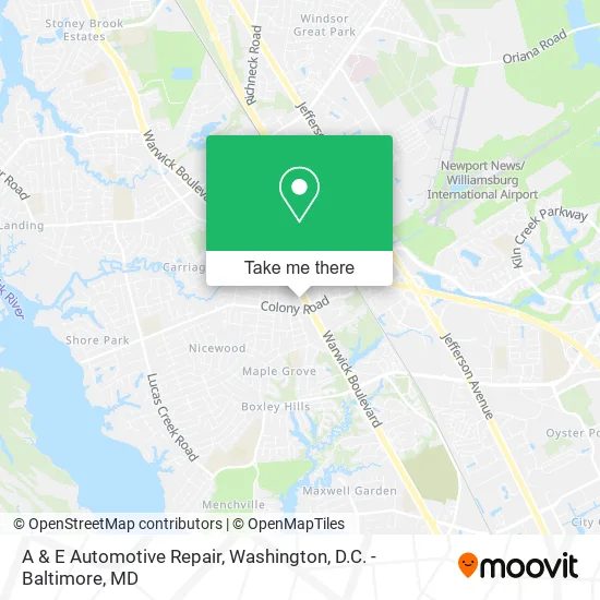 Mapa de A & E Automotive Repair