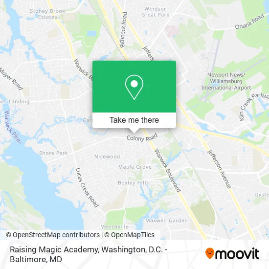 Raising Magic Academy map