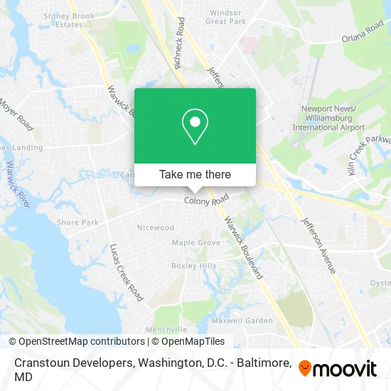 Cranstoun Developers map