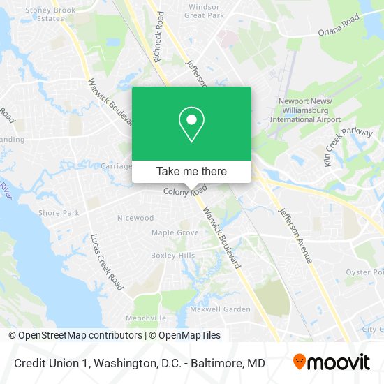 Credit Union 1 map
