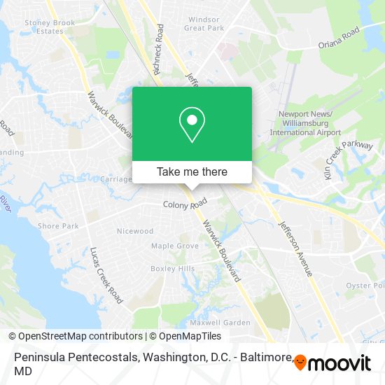 Mapa de Peninsula Pentecostals