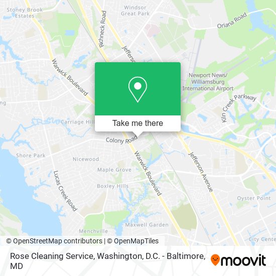 Rose Cleaning Service map