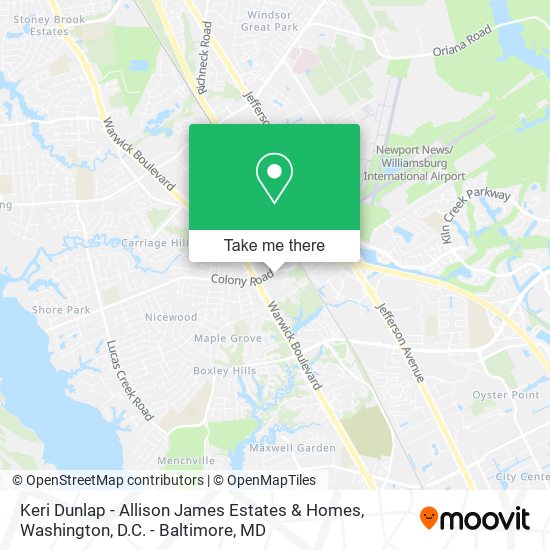 Mapa de Keri Dunlap - Allison James Estates & Homes