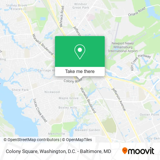 Colony Square map
