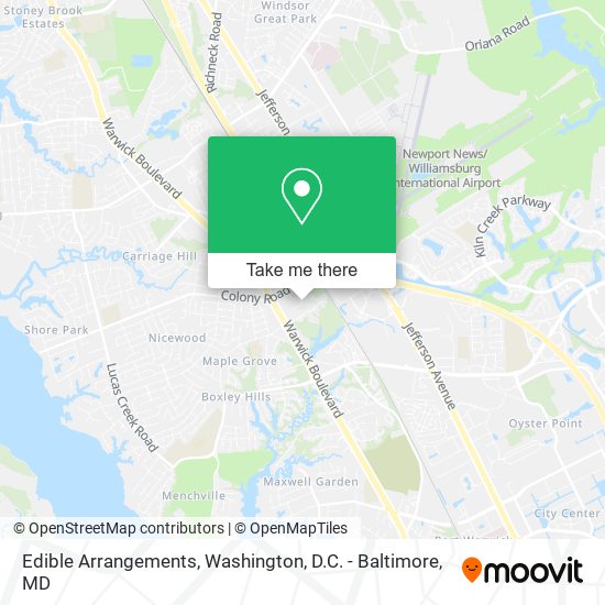 Edible Arrangements map