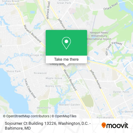 Mapa de Sojourner Ct Building 13226