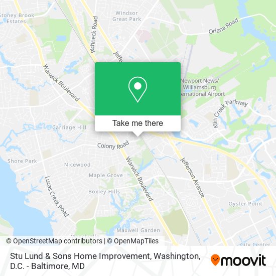 Stu Lund & Sons Home Improvement map