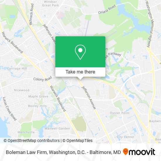 Mapa de Boleman Law Firm