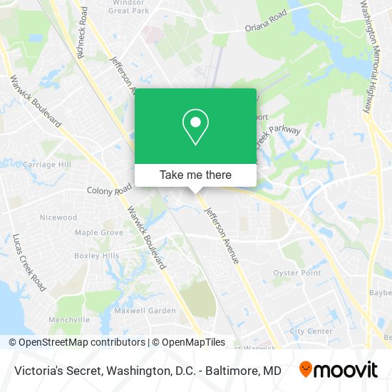 Victoria's Secret map