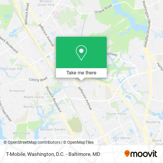 T-Mobile map