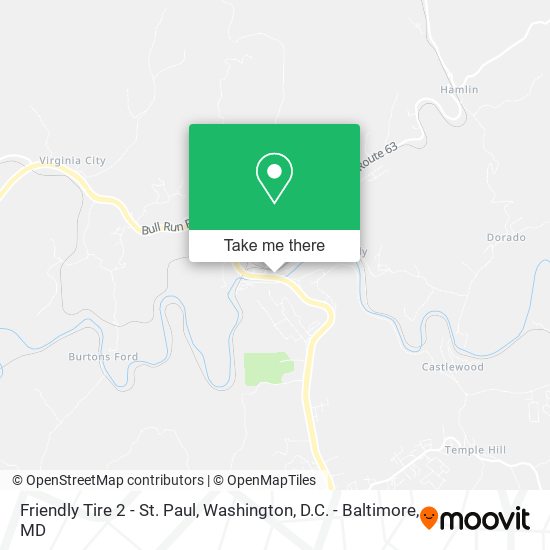 Friendly Tire 2 - St. Paul map
