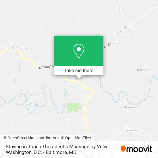 Staying in Touch Therapeutic Massage by Velva map