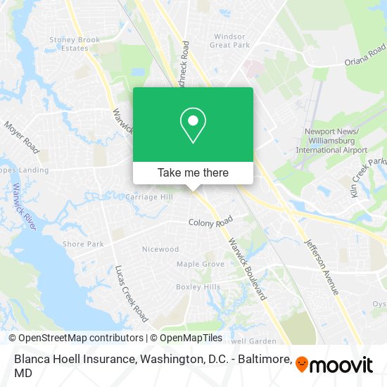 Blanca Hoell Insurance map