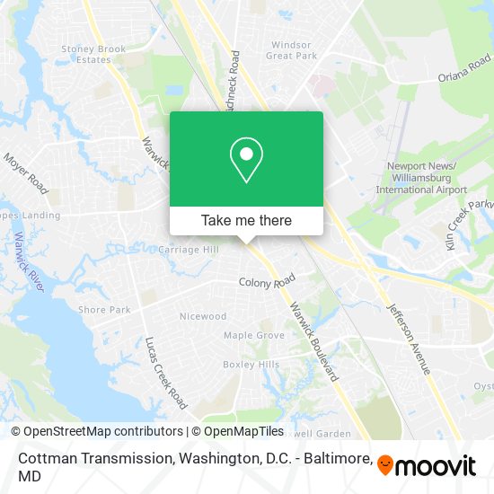 Cottman Transmission map