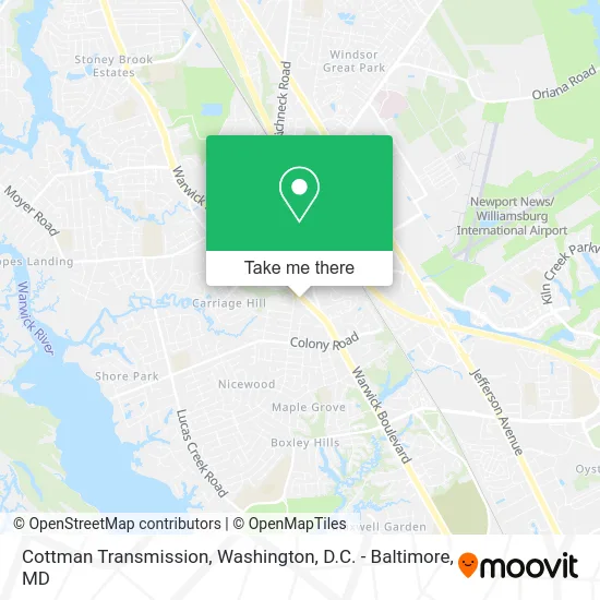 Cottman Transmission map