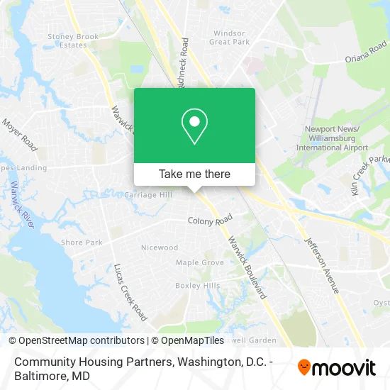 Community Housing Partners map