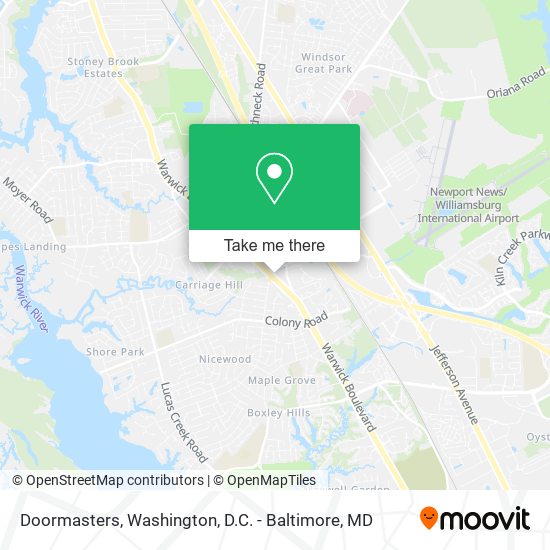 Doormasters map