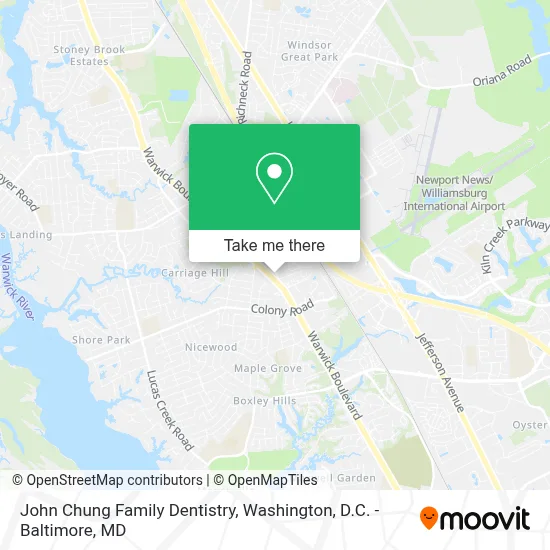 John Chung Family Dentistry map