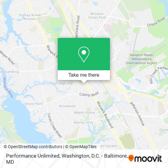 Mapa de Performance Unlimited