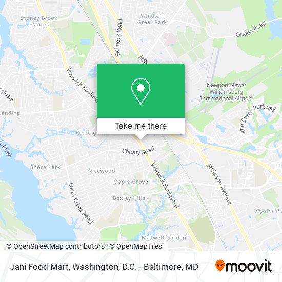 Jani Food Mart map