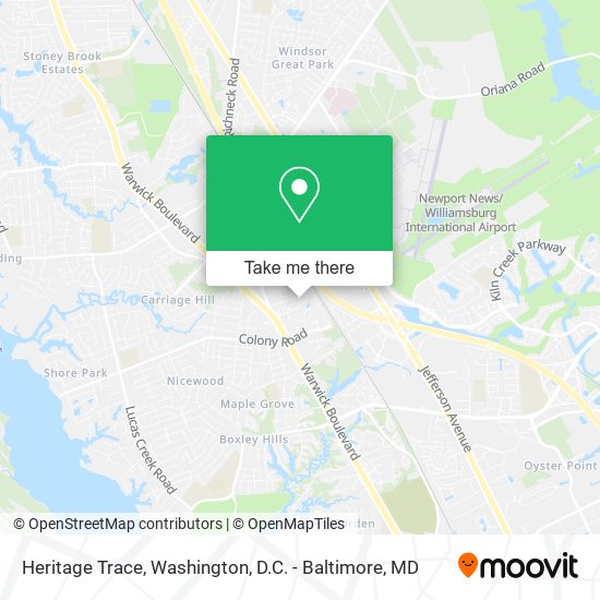 Heritage Trace map