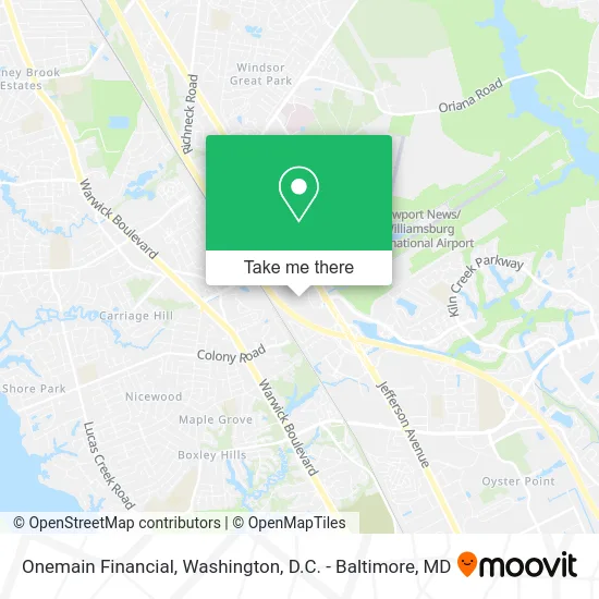 Onemain Financial map