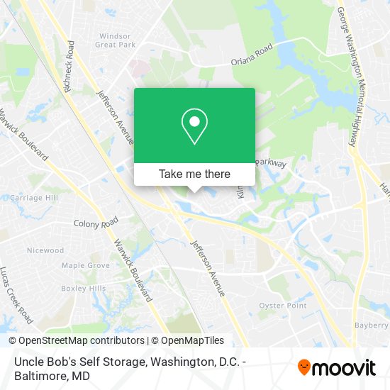 Mapa de Uncle Bob's Self Storage