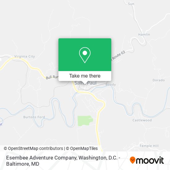 Esembee Adventure Company map