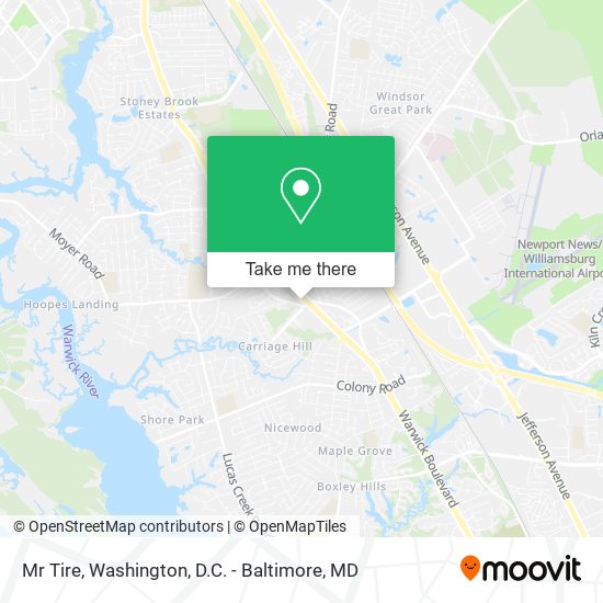Mapa de Mr Tire