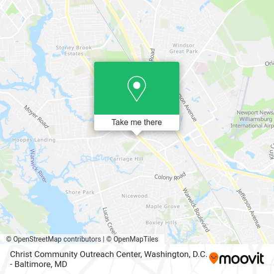 Christ Community Outreach Center map