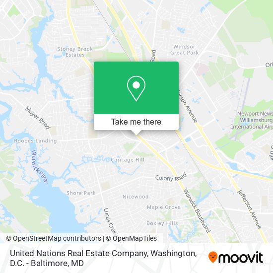 Mapa de United Nations Real Estate Company