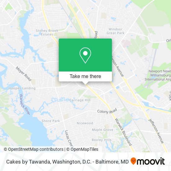 Cakes by Tawanda map