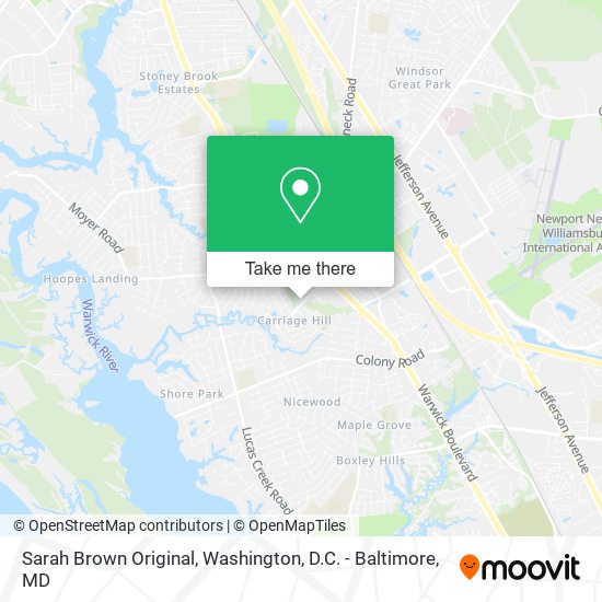 Sarah Brown Original map