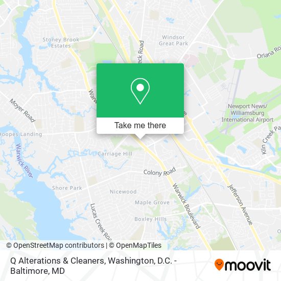 Mapa de Q Alterations & Cleaners