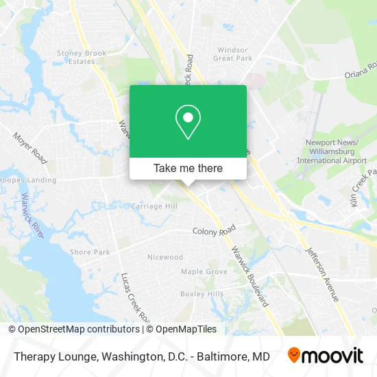 Therapy Lounge map
