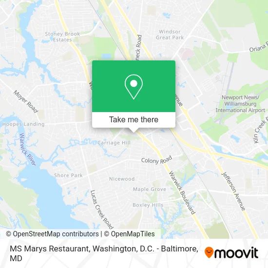 MS Marys Restaurant map